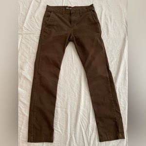 VANS men’s brown chinos